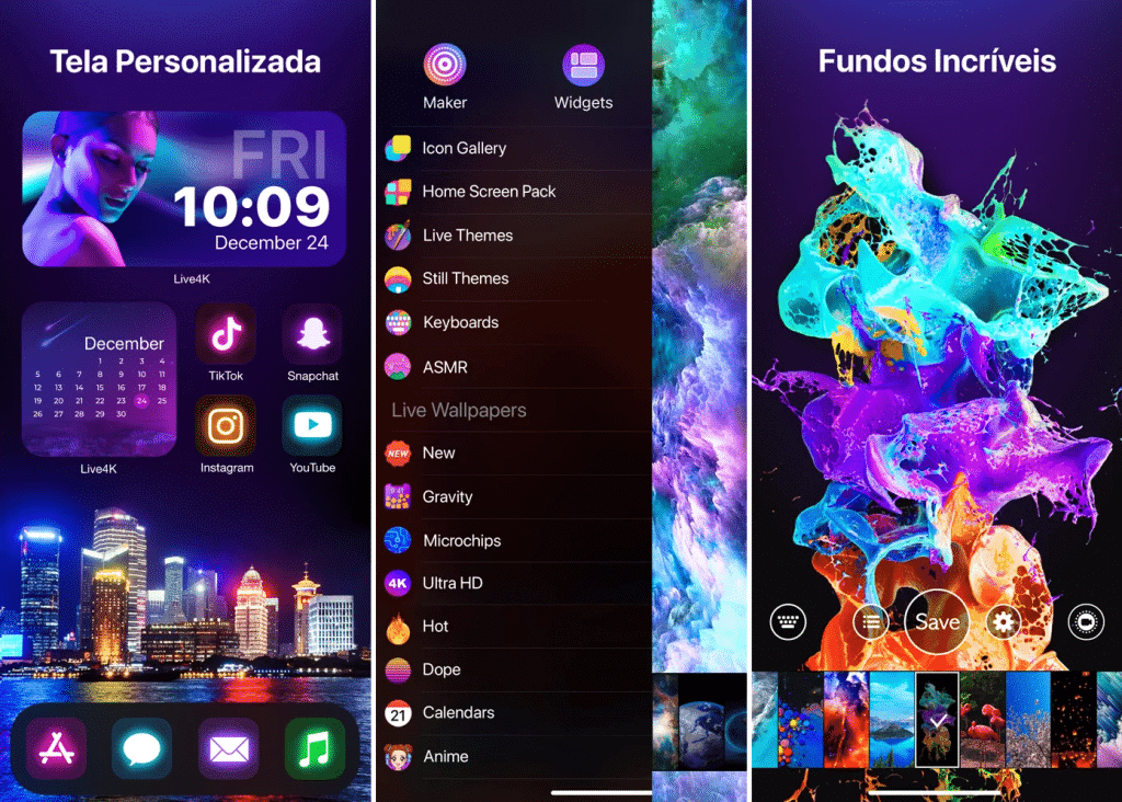 Applikationer til at downloade wallpapers til mobil – Kend det bedste
