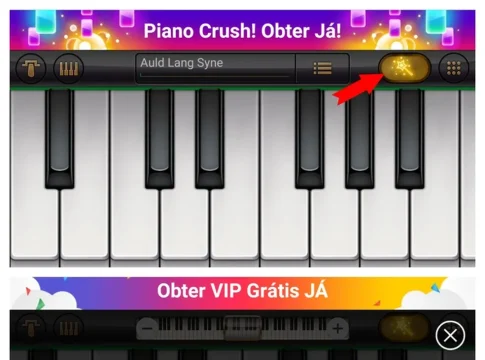 Leer om die sleutelbord te speel deur die toepassing op jou selfoon te gebruik