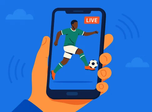 Sledujte živý fotbal na svém mobilním telefonu – je to zdarma