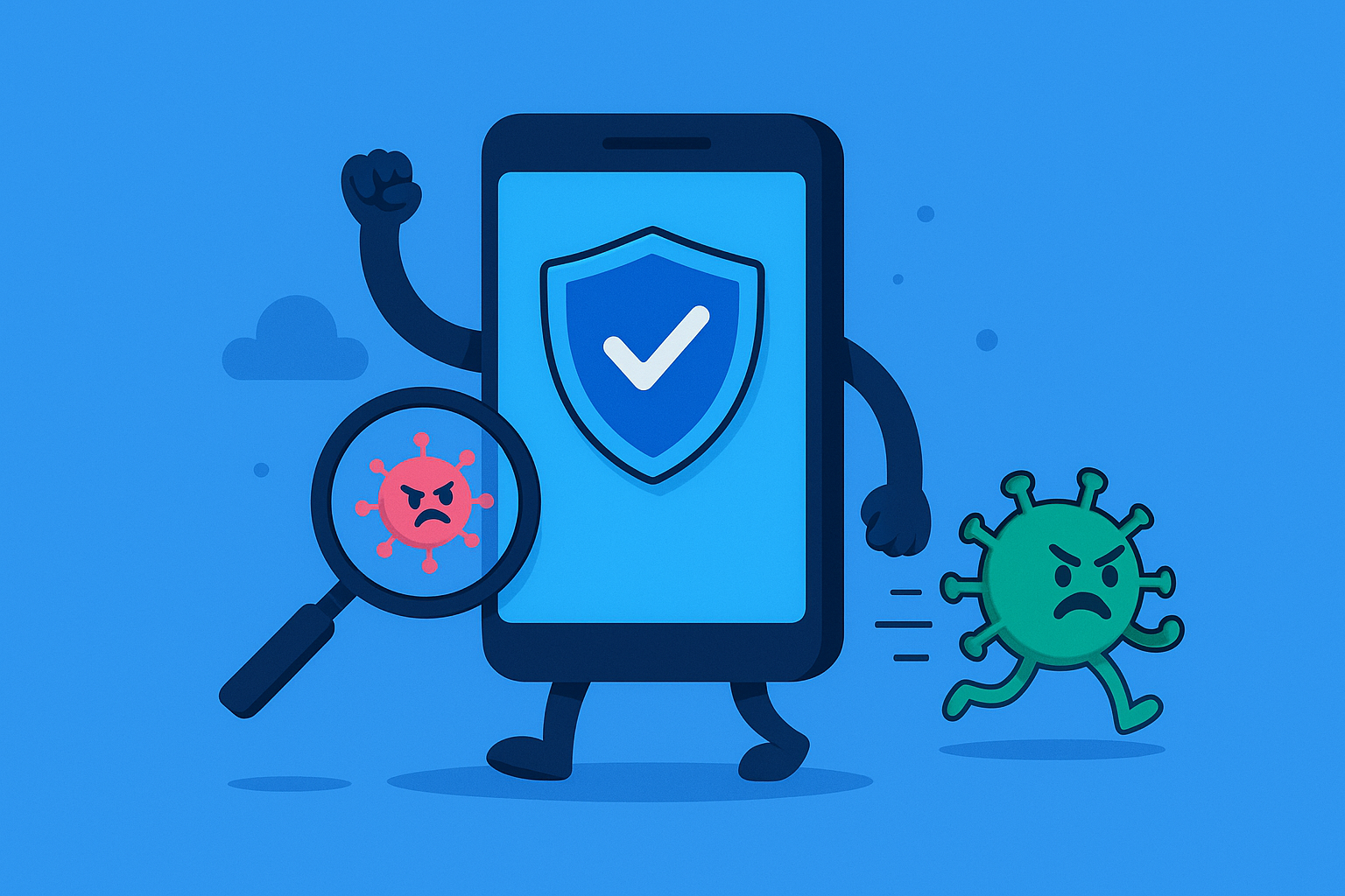 Ta bort alla virus och öka din mobiltelefons skydd