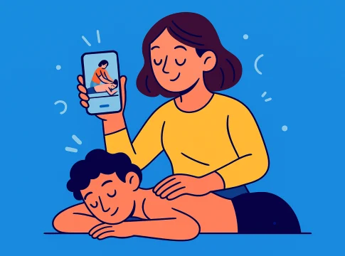 Técnicas de Massagem para Aprender pelo Celular