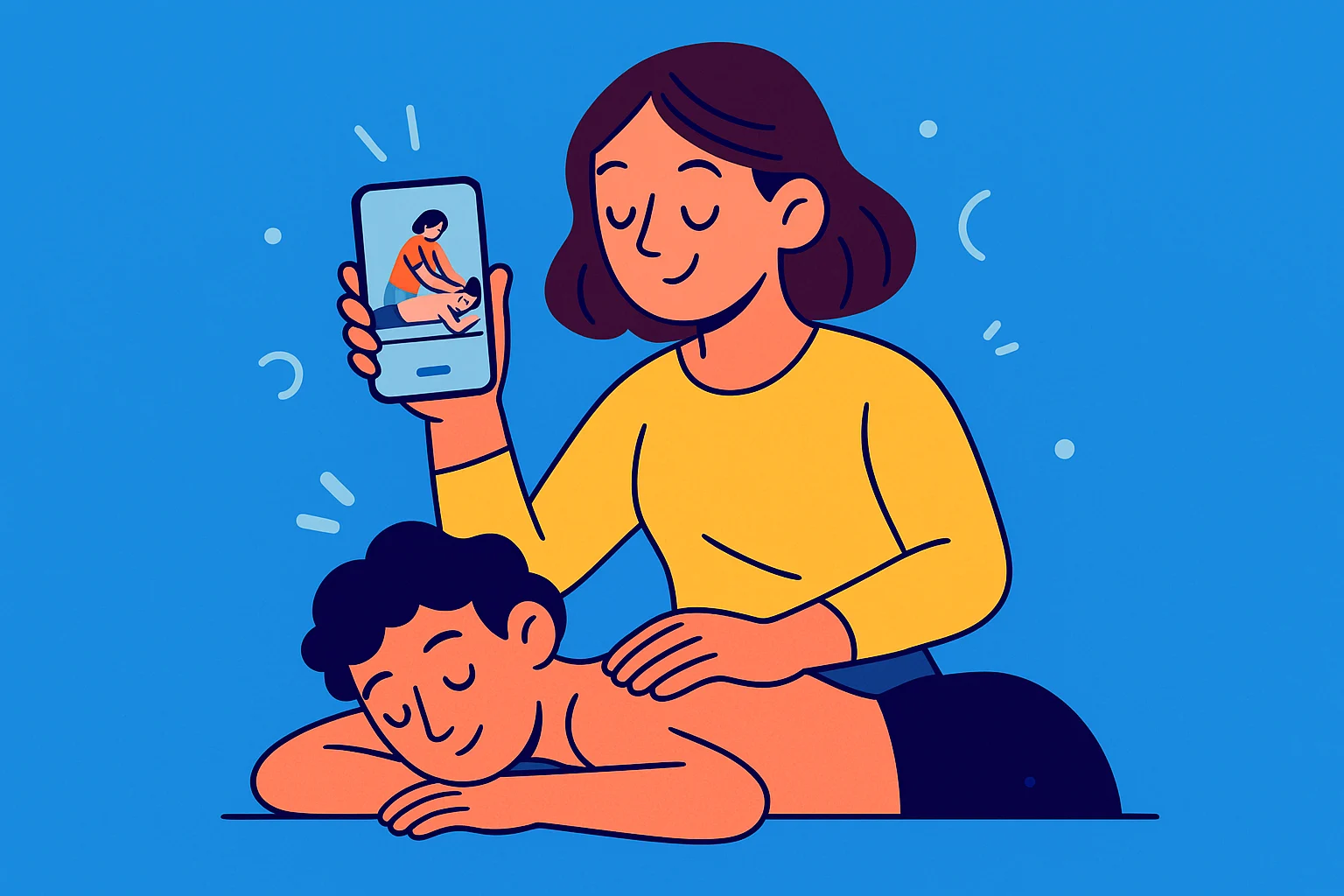 Massage Techniques to Learn on Your Cell Phone Massage Techniques to Learn on Your Cell Phone