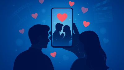 Regardez des films romantiques sur votre téléphone portable