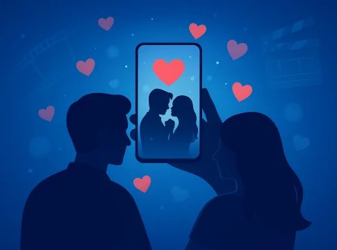 Assista filmes de romance no celular