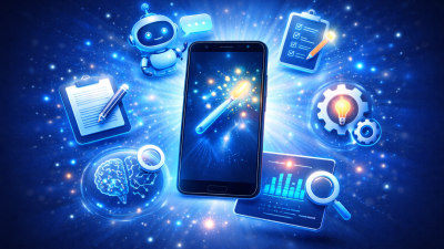 Pessoas usando aplicativos de IA no dia a dia.