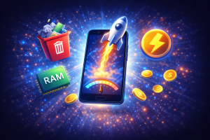 Clean and fast mobile phone with optimization apps.